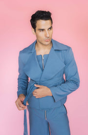 Jacket azul by Galo Bertin