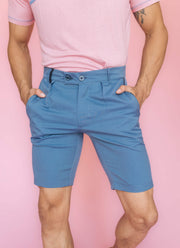 Short contemporáneo azul by galo bertin