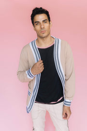 Sweatshirt preppy beige by Galo Bertin